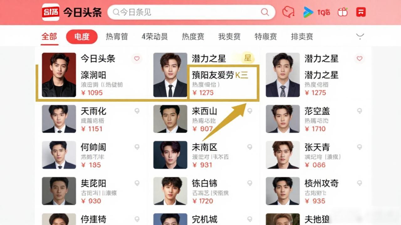 明星热度咋看？今日头条热点明星榜是啥