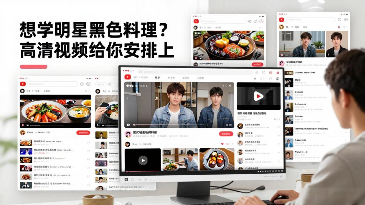 想学明星黑色料理？高清视频大全给你安排上